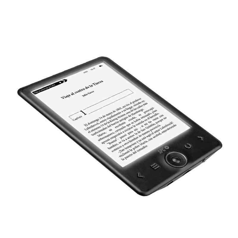 Libro Electrónico SPC Dickens Light 2 – 6″ E-Reader Negro