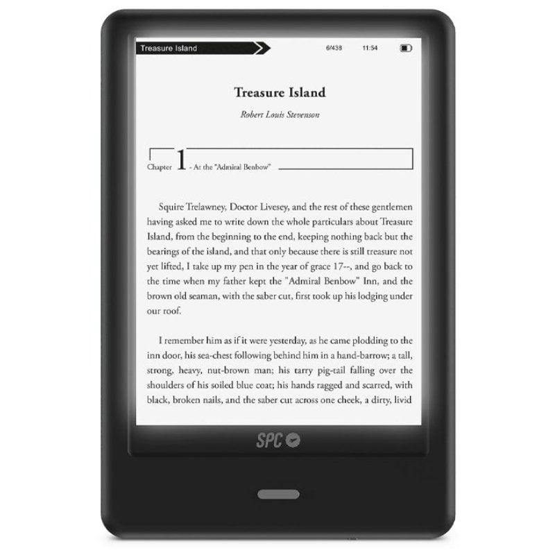 Libro Electrónico SPC Dickens Light 2 Pro – 6″ E-Reader Negro