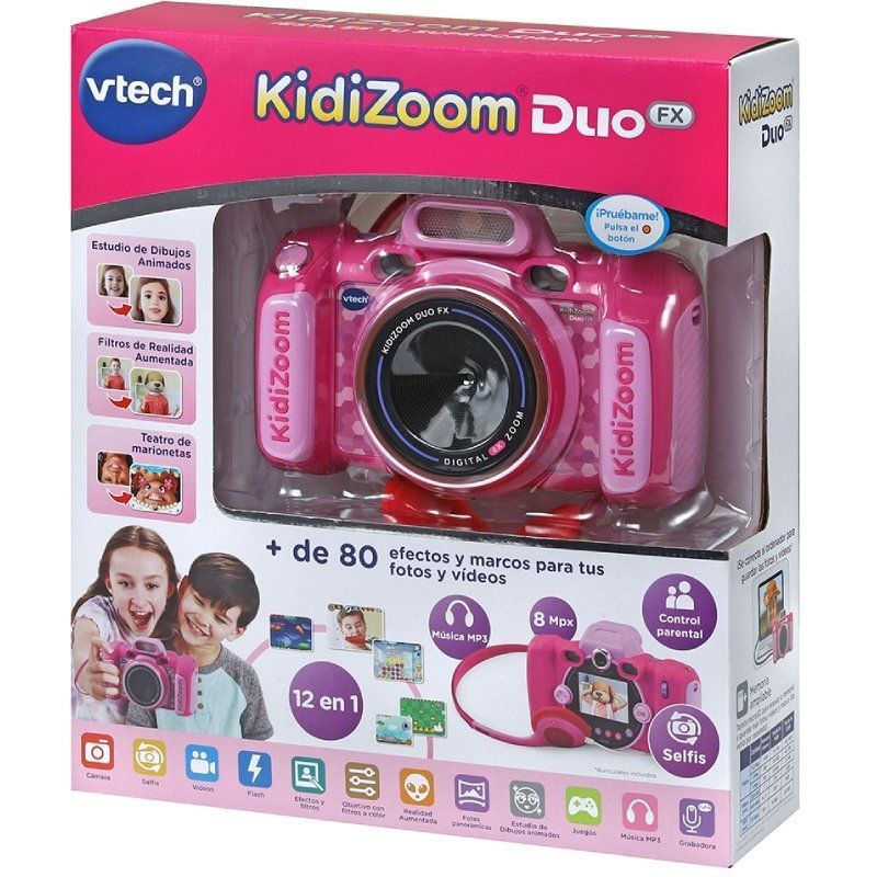 Cámara Digital Infantil VTech 8MP Zoom Óptico 4x Rosa