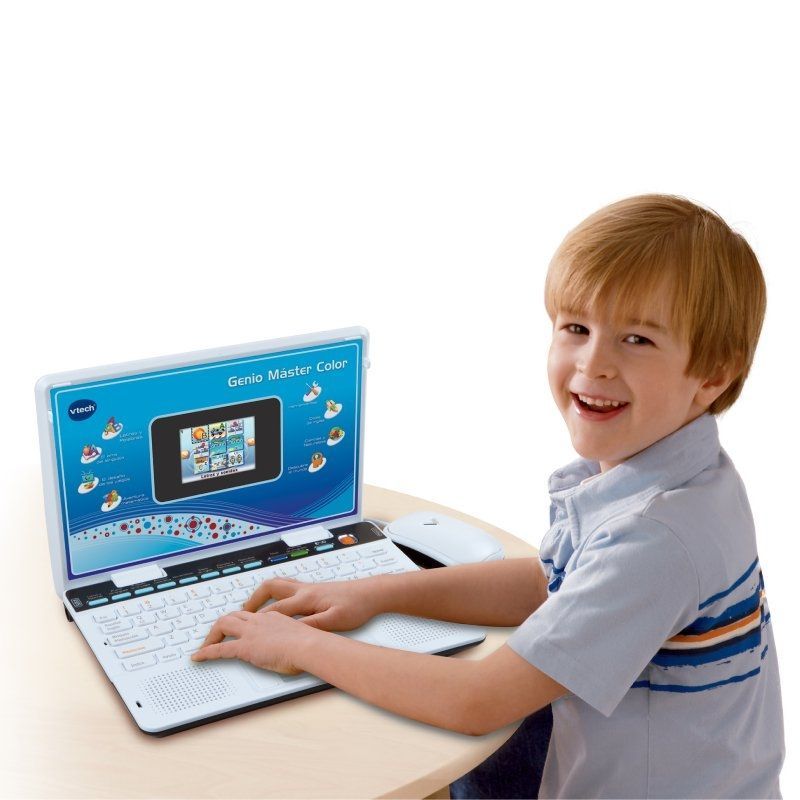 Portátil Infantil VTech Genio Máster Color Bilingüe Azul