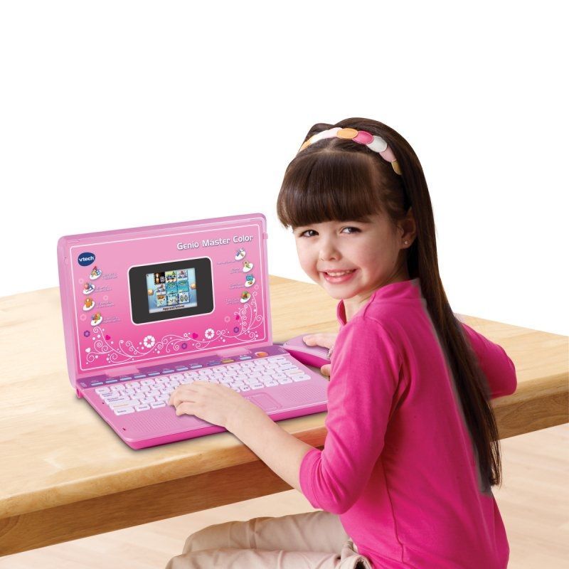 Portátil Infantil VTech Genio Máster Color Bilingüe Rosa
