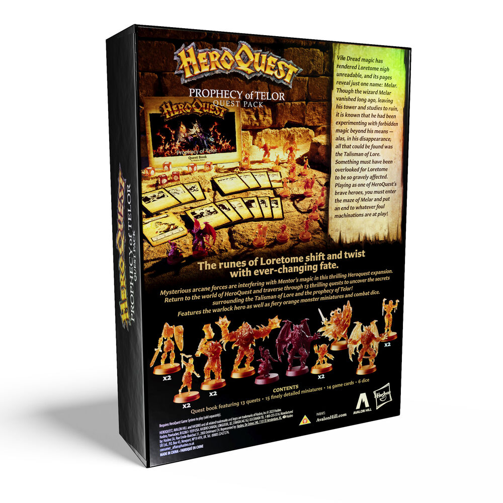 Juego de Mesa HeroQuest: Profecía de Telor (expansión)