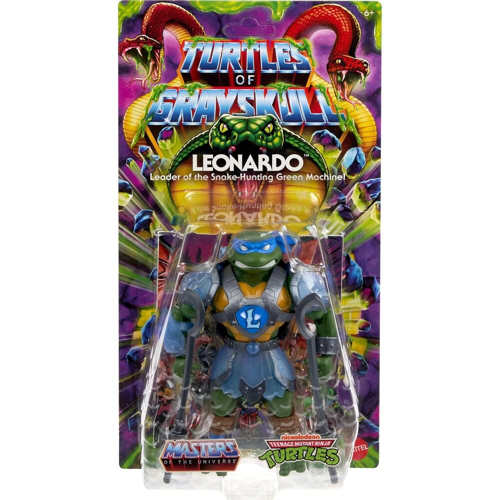 Leonardo Figura de Acción Turtles of Grayskull Masters of the Universe 14cm