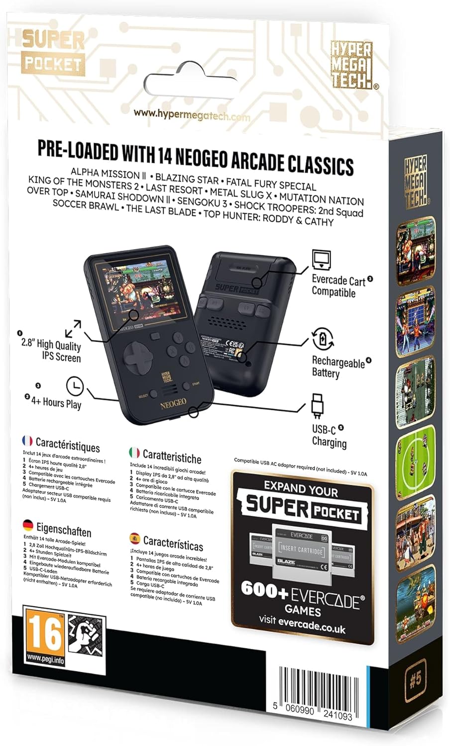 HyperMegaTech! Super Pocket NeoGeo Edition