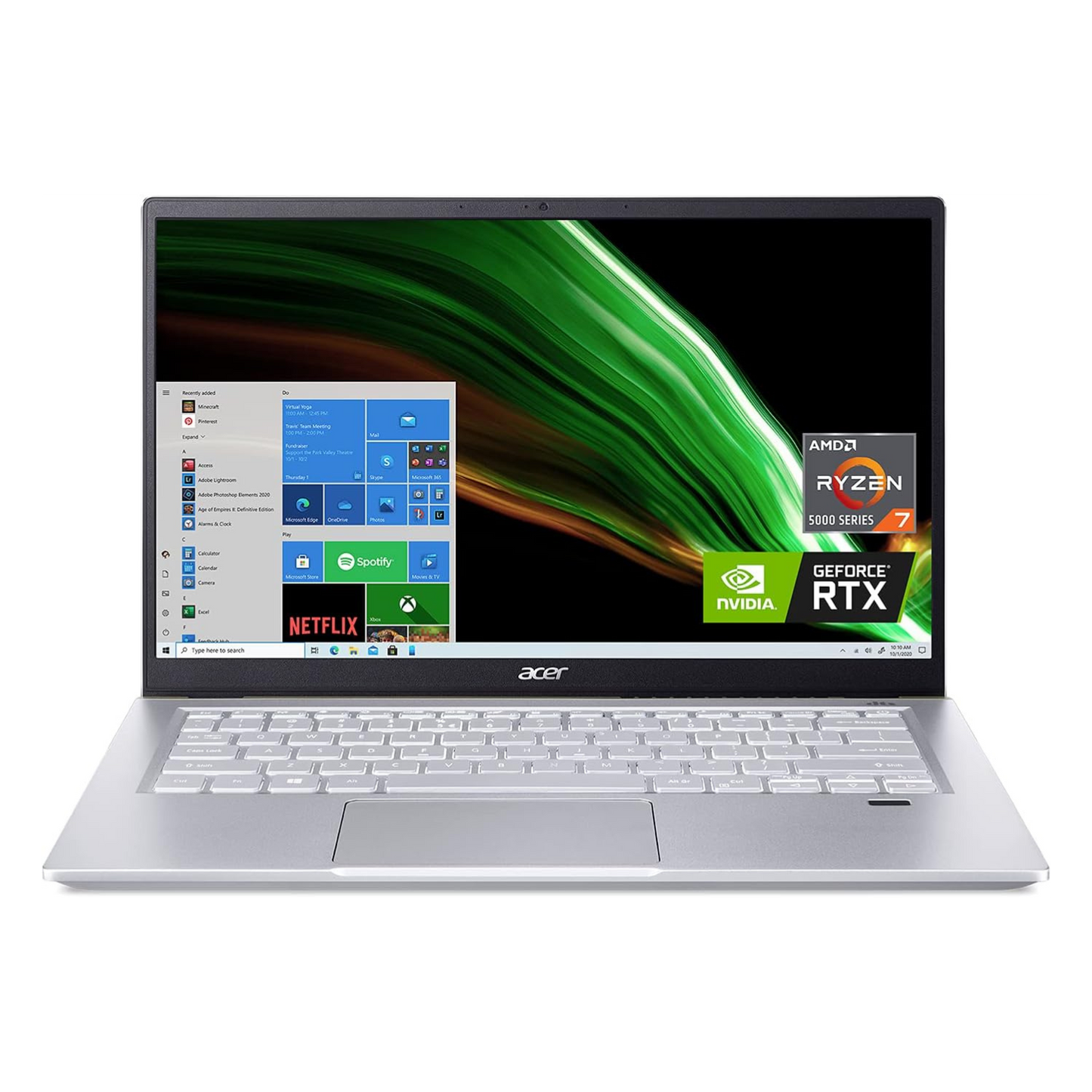 Portátil Acer Swift X SFX14-41G-R1S6 Creator Laptop - 14” Full HD, Ryzen 7, RTX 3050Ti
