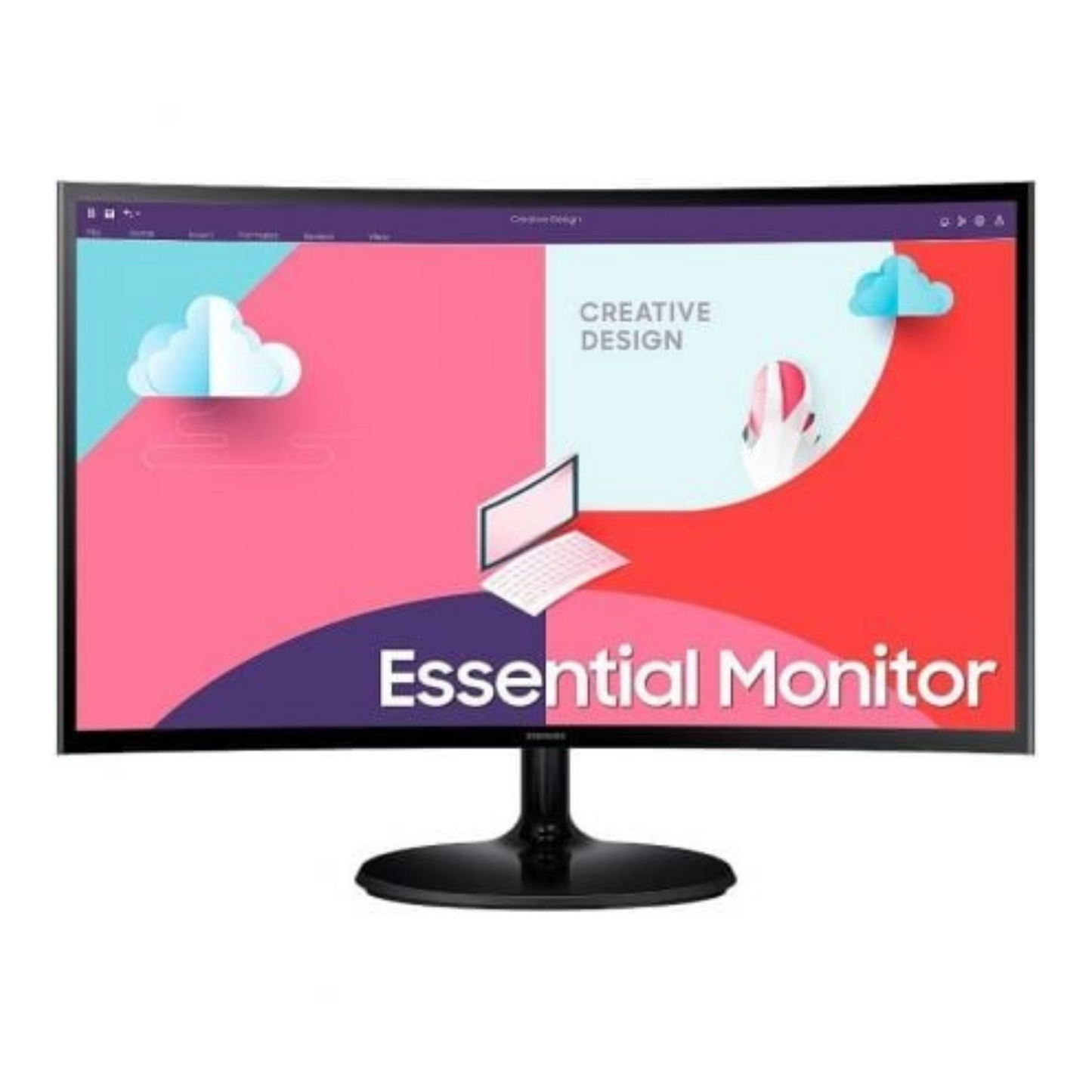 Monitor Samsung Essential Monitor S36C 27" Curvo Full HD Negro