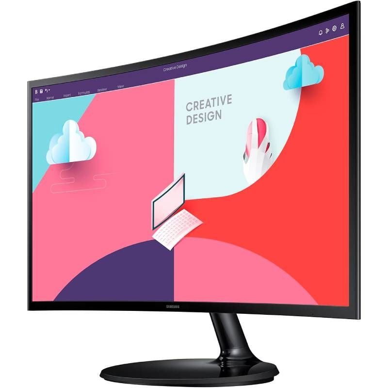 Monitor Samsung Essential Monitor S36C 27" Curvo Full HD Negro