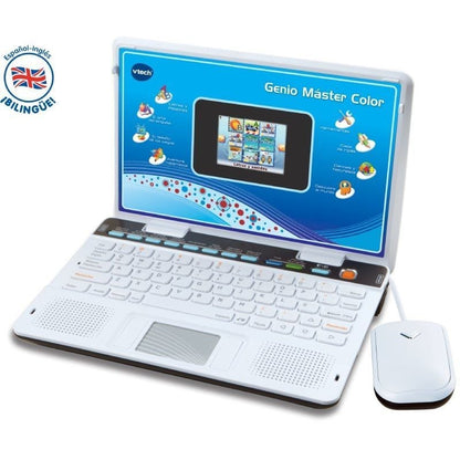 Portátil Infantil VTech Genio Máster Color Bilingüe Azul