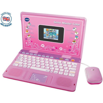 Portátil Infantil VTech Genio Máster Color Bilingüe Rosa