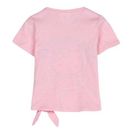 Camiseta Hello Kitty infantil rosa