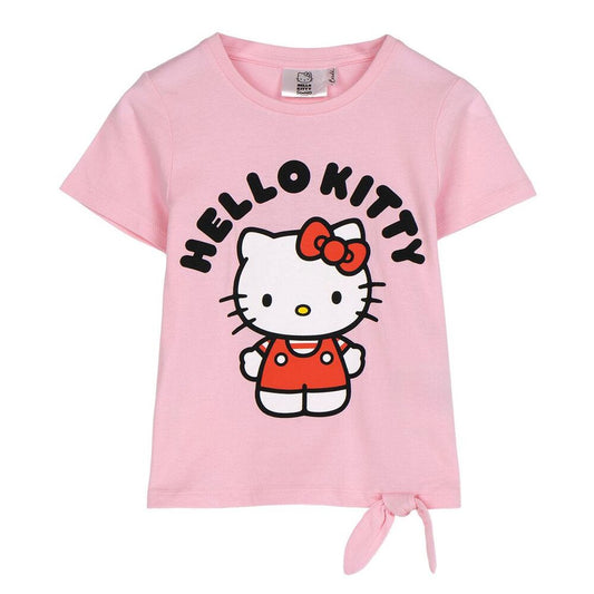 Camiseta Hello Kitty infantil rosa
